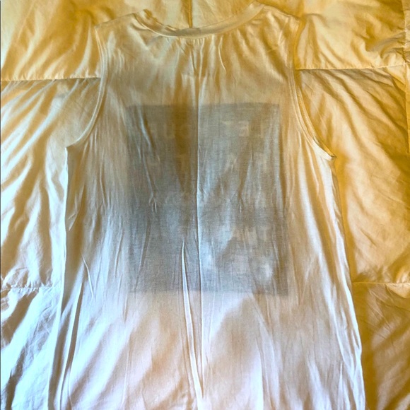 Women’s White Muscle Tee Size M - Picture 3 of 3